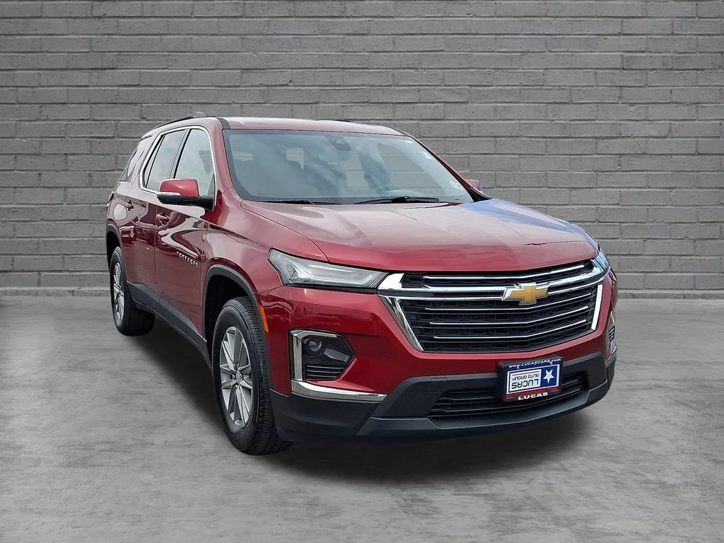Used 2023 RADIANT RED TINTCOAT Chevrolet LT Cloth image 2