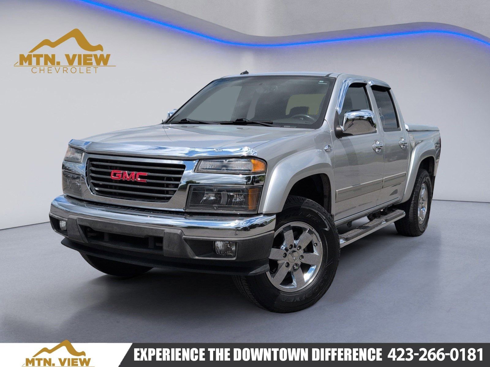 Pure Silver Metallic 2012 GMC Canyon SLE1 Crew Cab Pickup Truck 4X2