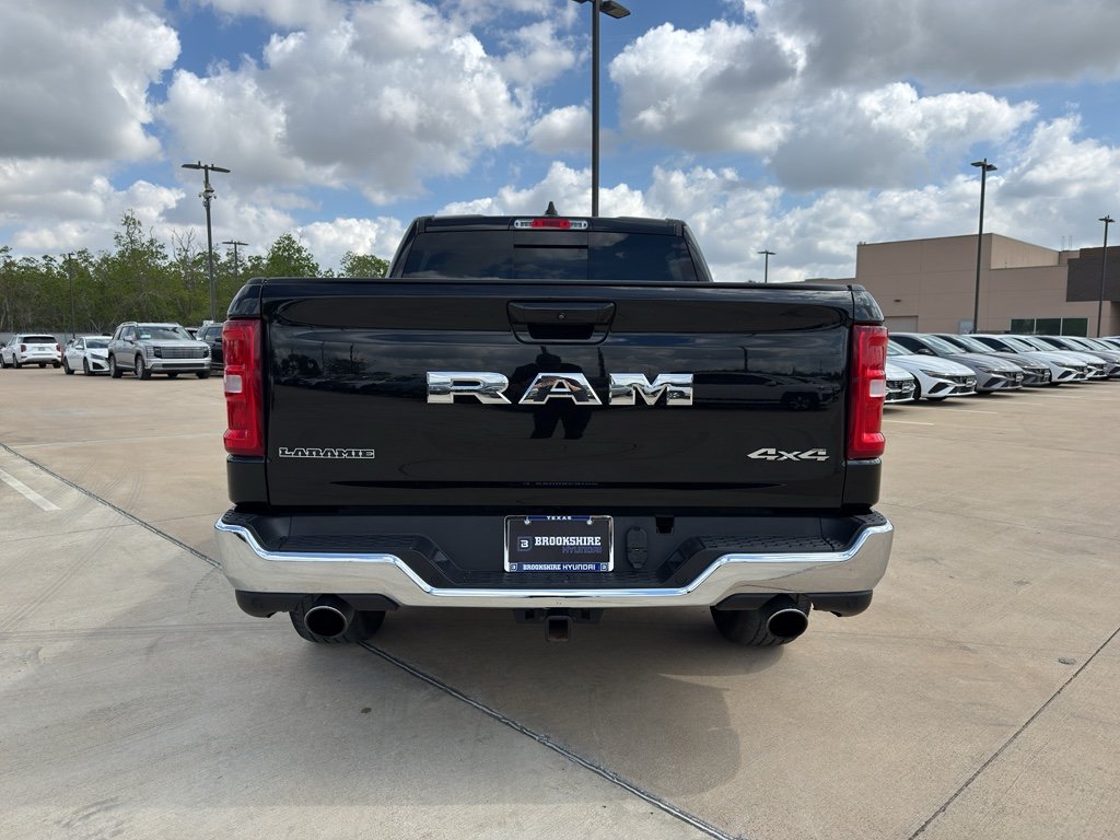 Used 2025 Diamond Black Crystal Pearlcoat Ram Laramie image 6