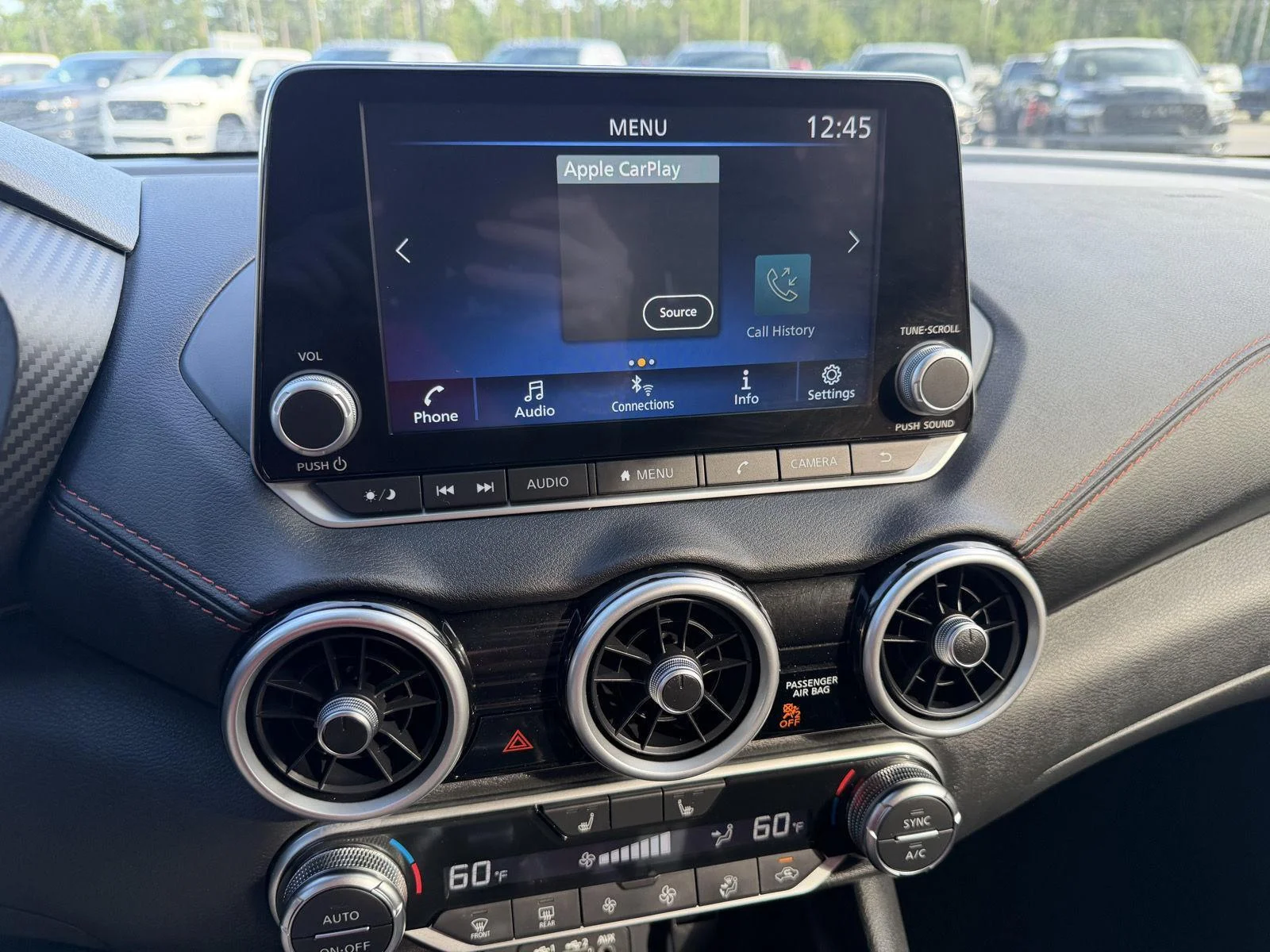 Used 2025 Aspen White/Super Black Nissan SR image 11