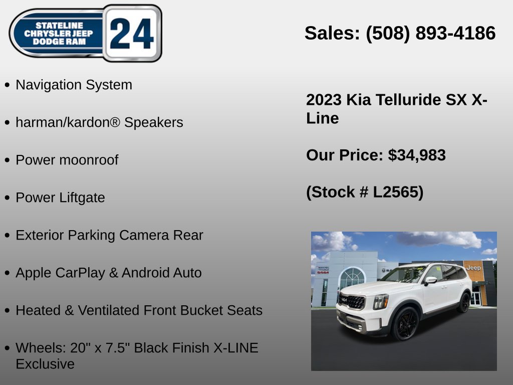 Used 2023 White Kia SX X-Line image 5