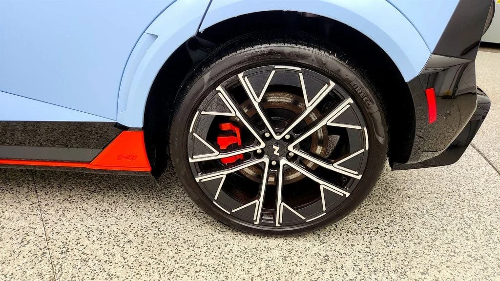 Used 2025 Performance Blue Matte Hyundai AWD image 9