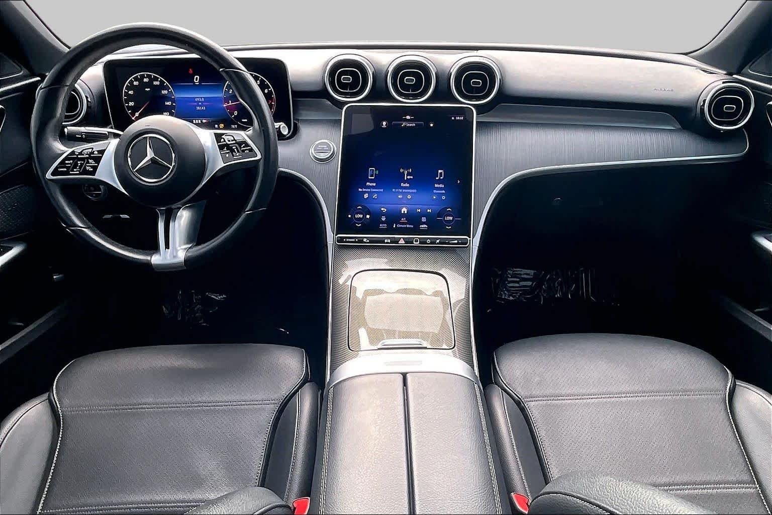 Used 2024 Obsidian Black Metallic Mercedes-Benz C 300 image 15