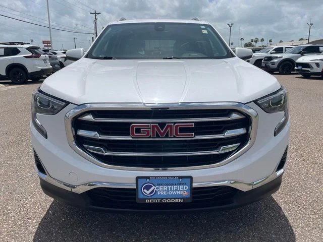 Used 2021 GMC Terrain SLT with VIN 3GKALPEVXML307424 for sale in Edinburg, TX