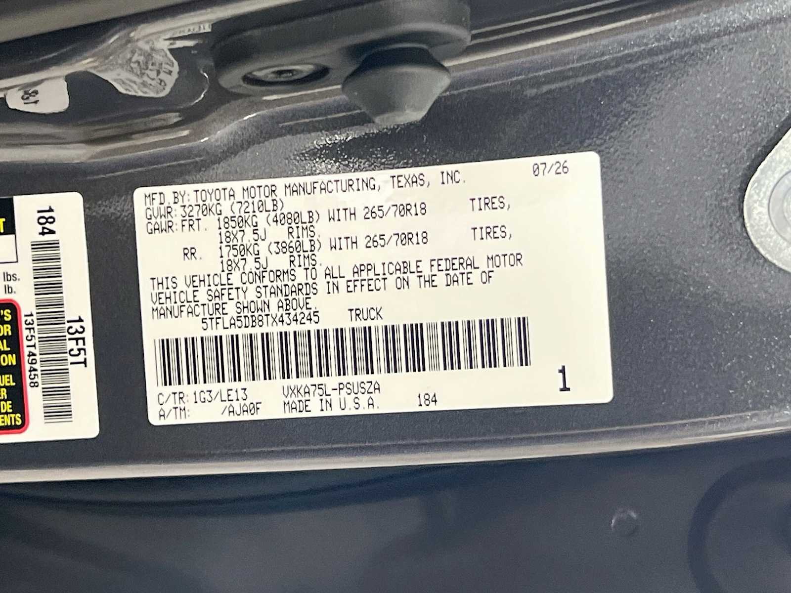 New 2026 Magnetic Gray Metallic Toyota SR5 image 21
