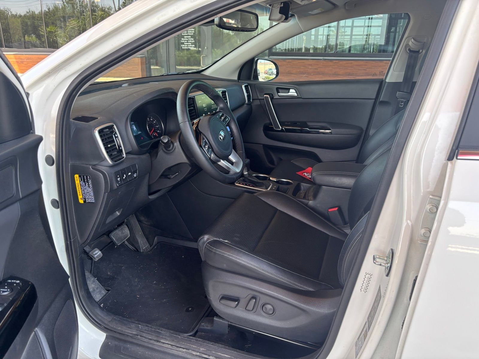 Used 2021 White Kia EX image 8