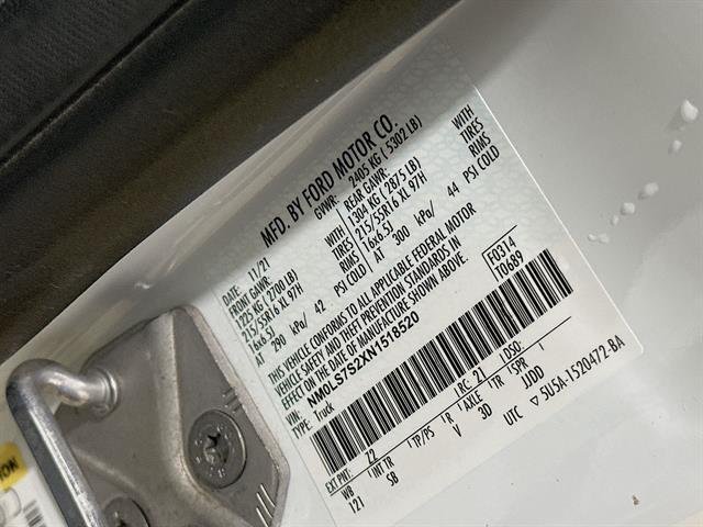 Used 2022 Frozen White Metallic Ford XL Cargo Van image 37
