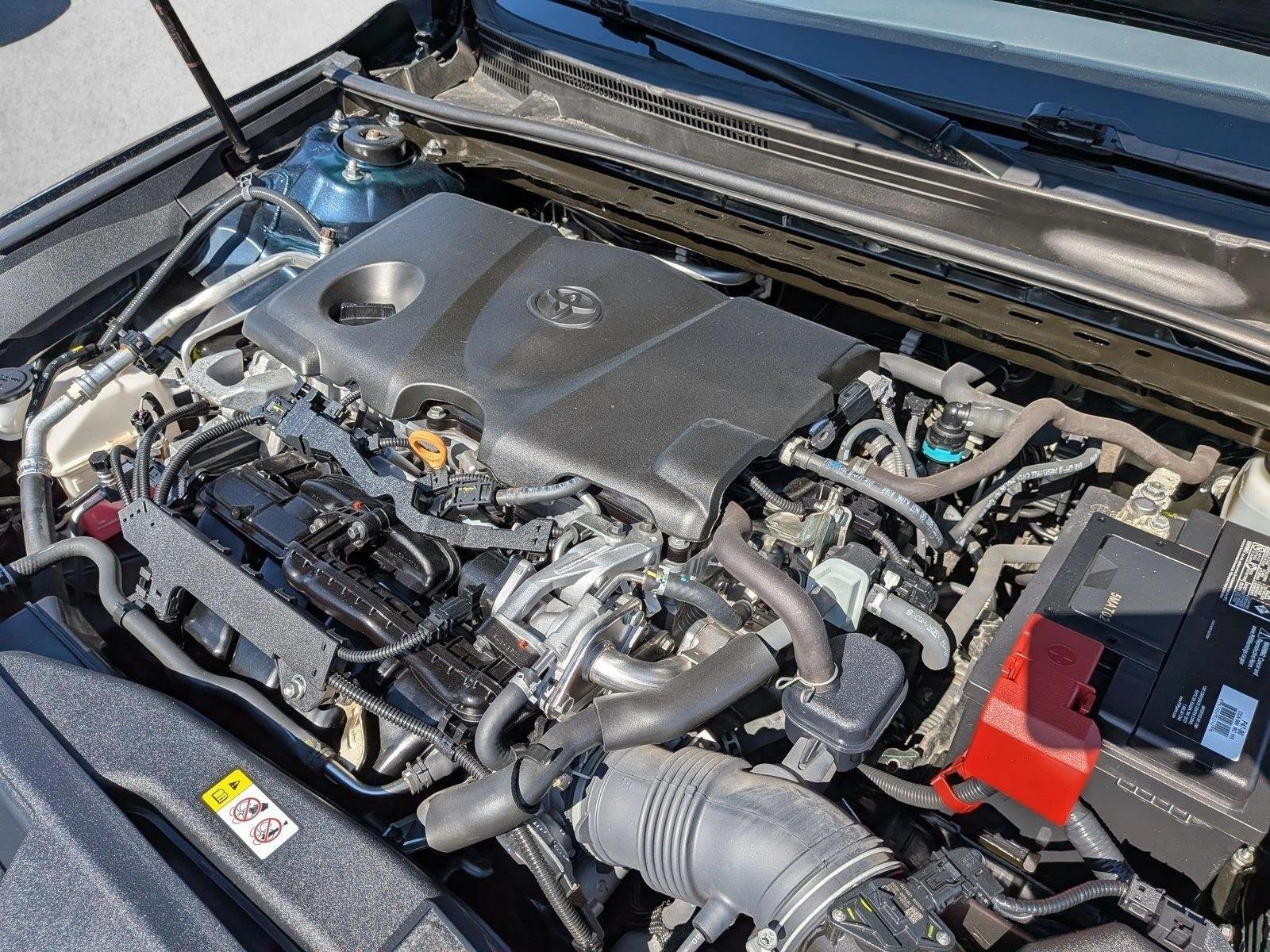 Used 2019 Galactic Aqua Mica Toyota LE image 22