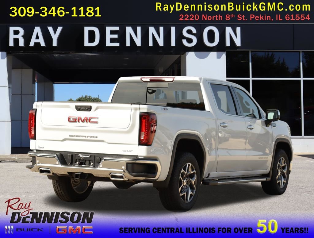 New 2026 Glacier White Tricoat GMC SLT image 7