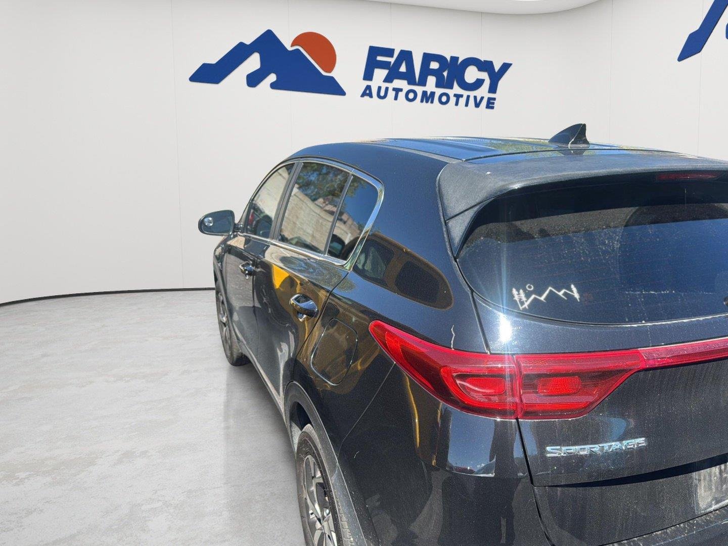 Used 2020 Black Cherry Kia LX image 6