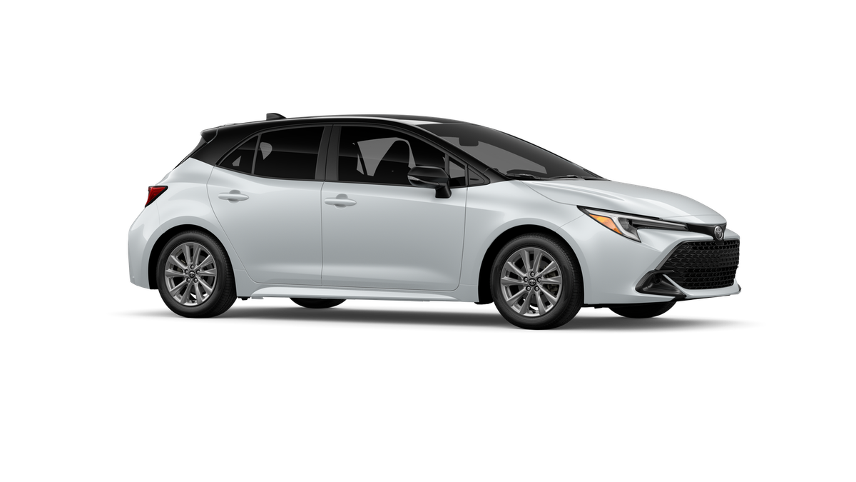New 2027 Wind Chill Pearl with Black roof Toyota SE image 13
