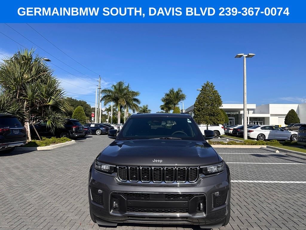 Used 2021 Bright White Clearcoat Jeep Overland image 3