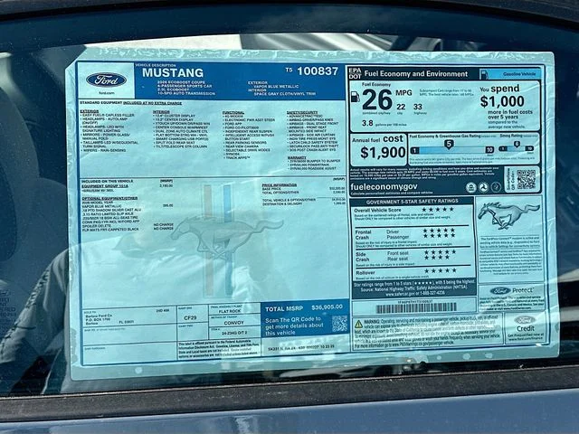 New 2026 Vapor Blue Ford EcoBoost image 16
