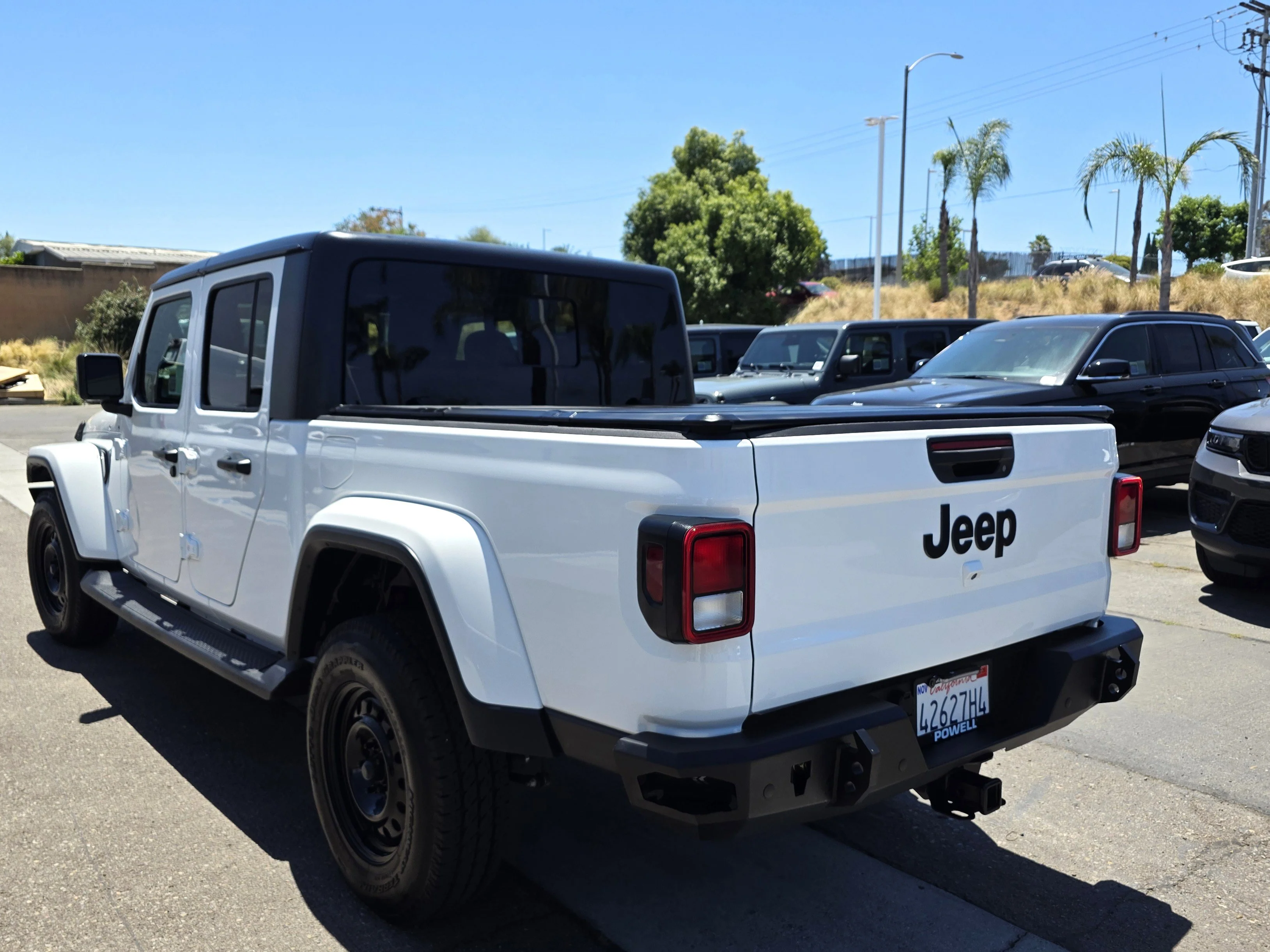 Used 2021 Bright White Clearcoat Jeep Sport image 3