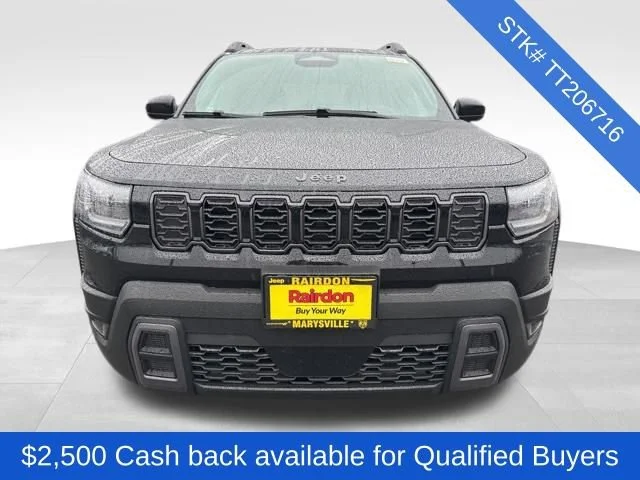 New 2026 Diamond Black Crystal Pearl-Coat Exterior Paint Jeep Laredo image 2