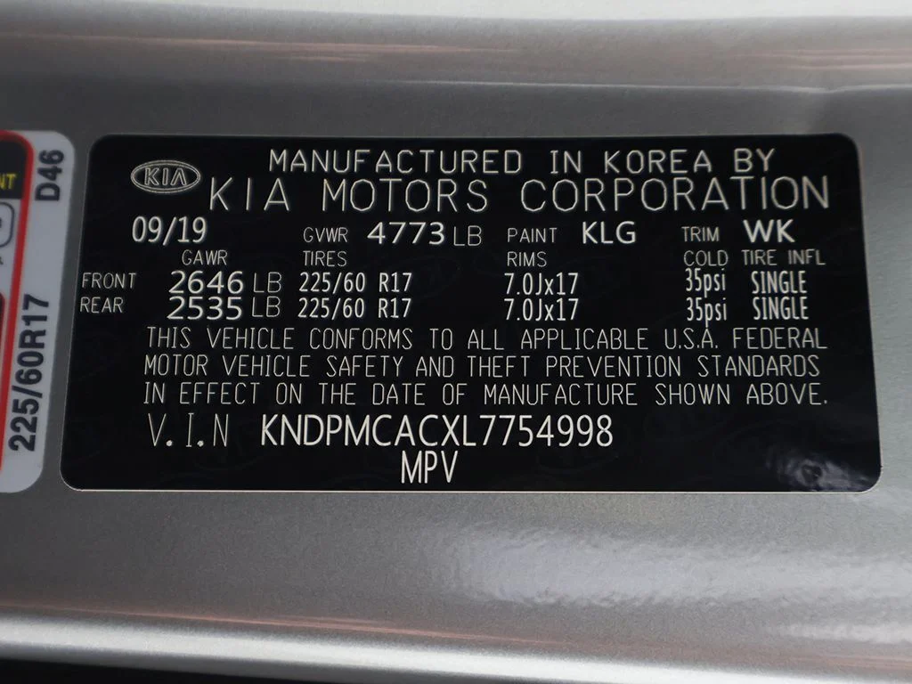 Used 2020 Gray Kia LX image 51