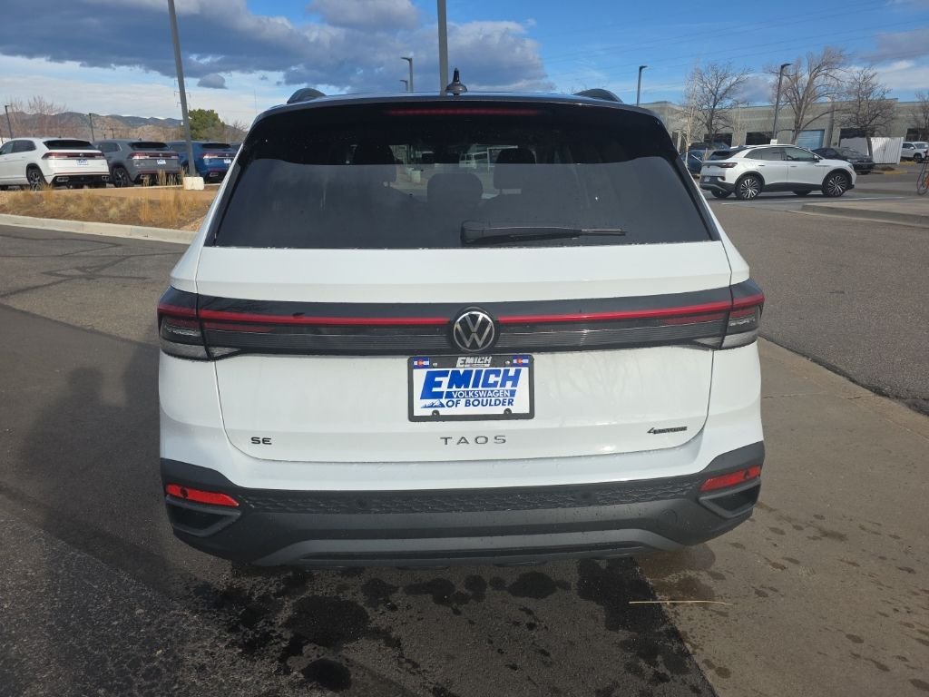 New 2026 Pure White w/Deep Blk Rf Volkswagen 1.5T SE Black image 4