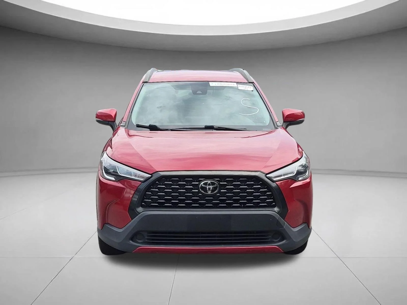 Used 2022 Barcelona Red Metallic Toyota LE image 8