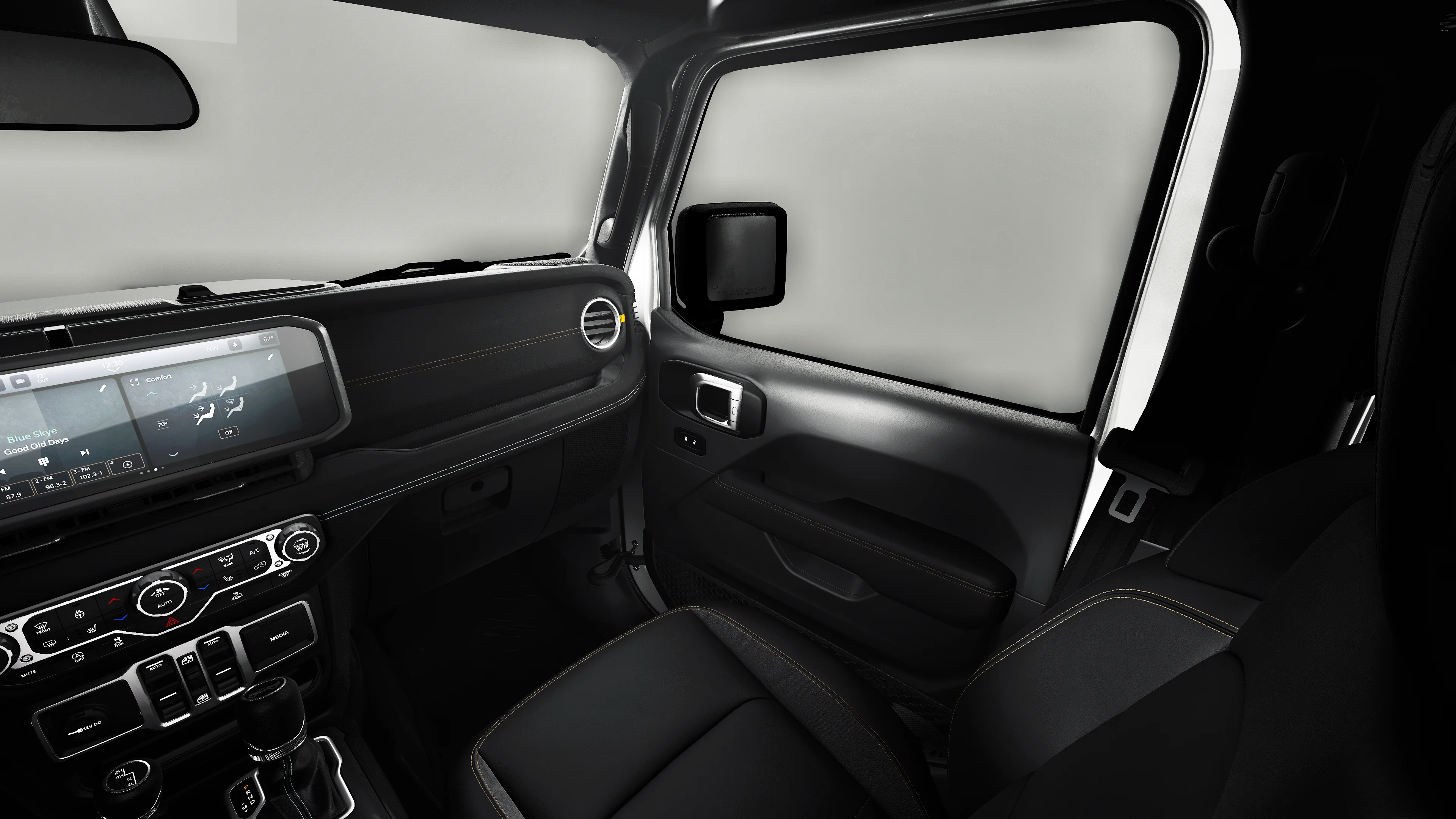 New 2027 Bright White Clear-Coat Paint Jeep Sahara image 33