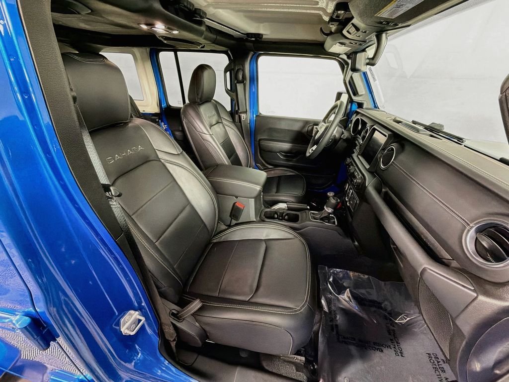 Used 2022 Blue Jeep Unlimited Sahara 4xe image 26