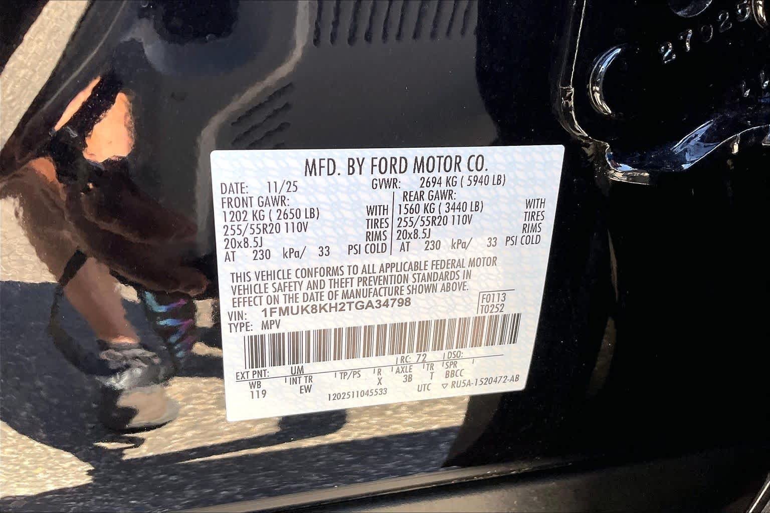 Used 2026 Agate Black Metallic Ford ST-Line image 34