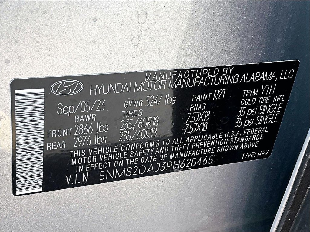 Used 2023 Silver Hyundai SEL image 28