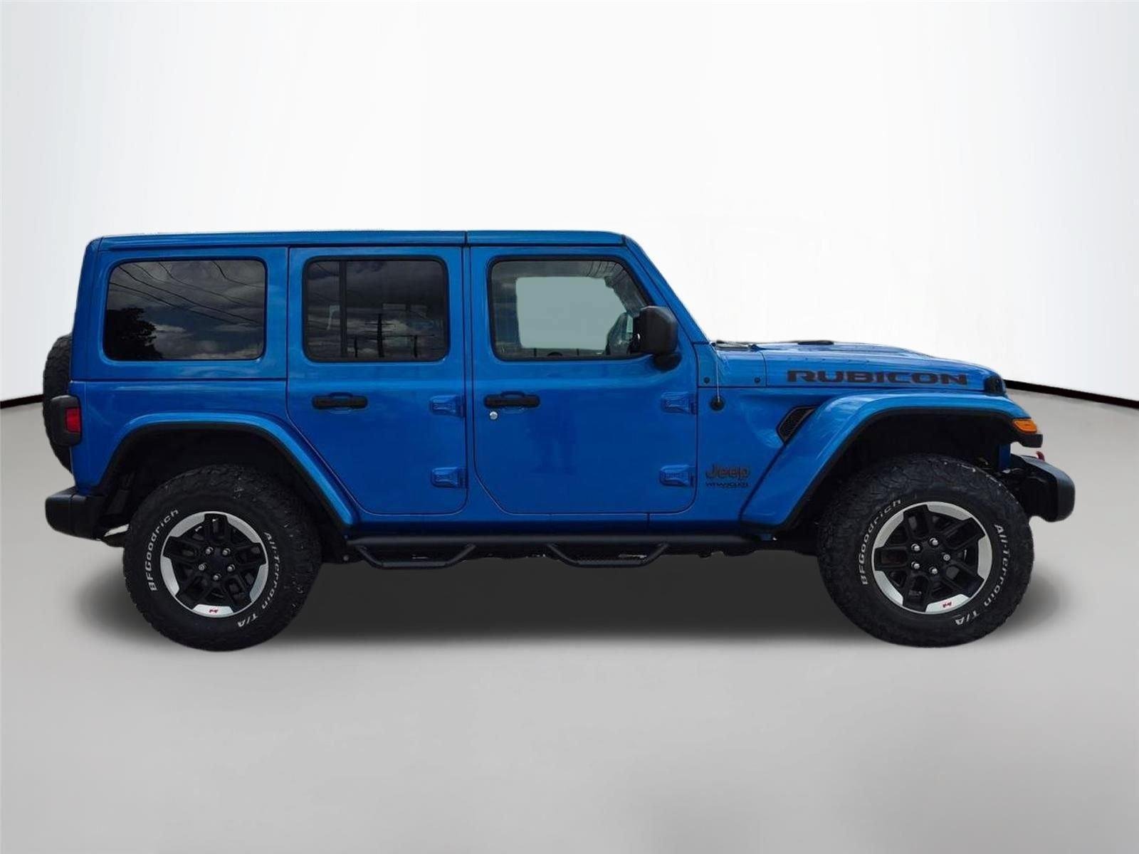 Used 2021 HYDRO BLUE PEARLCOAT JEEP RUBI image 4