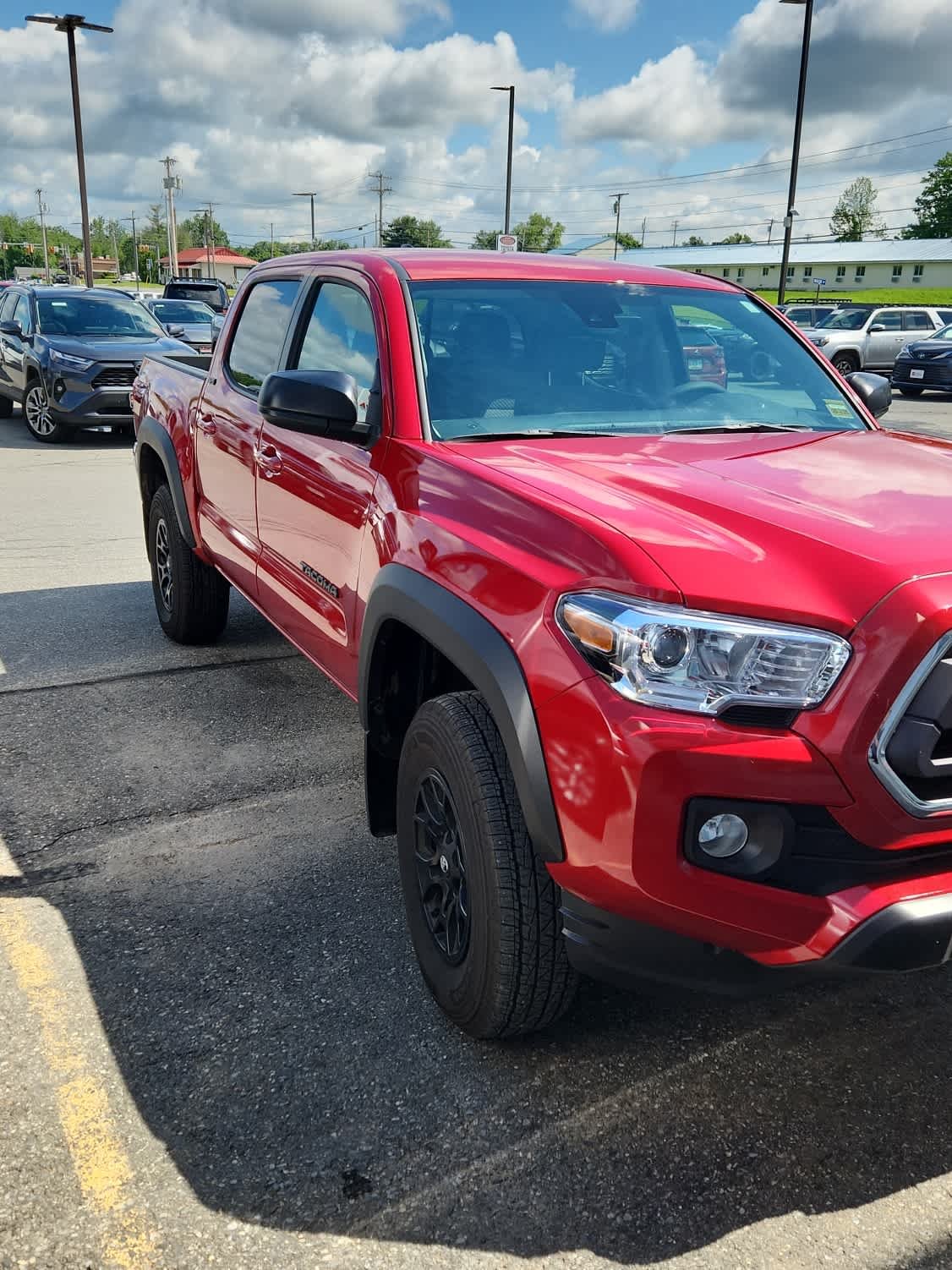Used 2023 Barcelona Red Metallic Toyota SR5 image 2