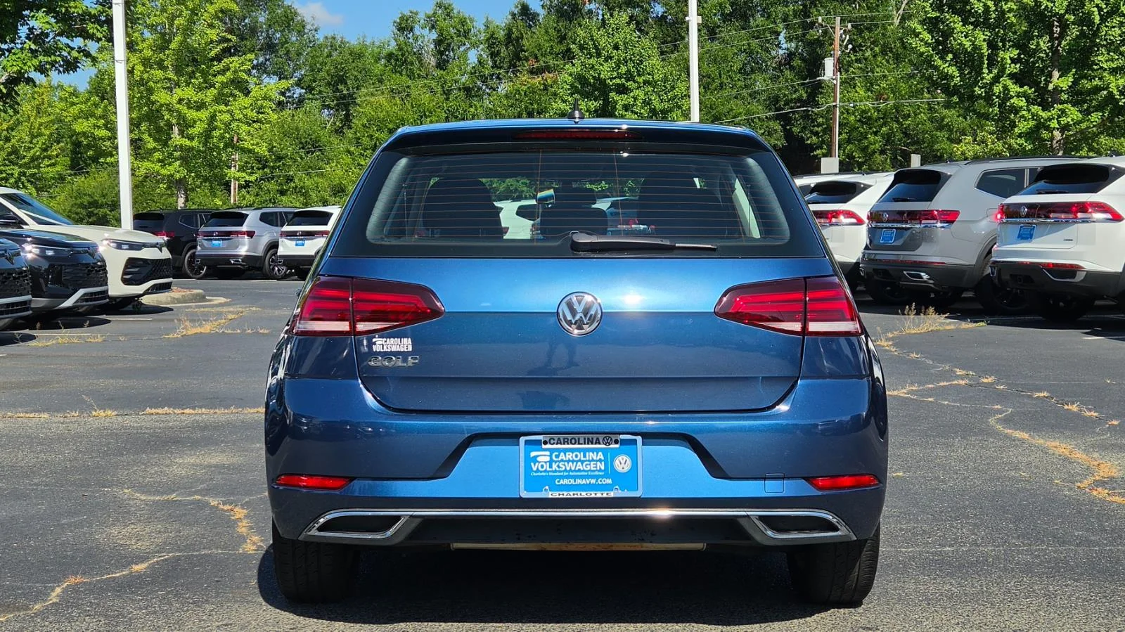 Used 2019 Silk Blue Metallic Volkswagen S image 4