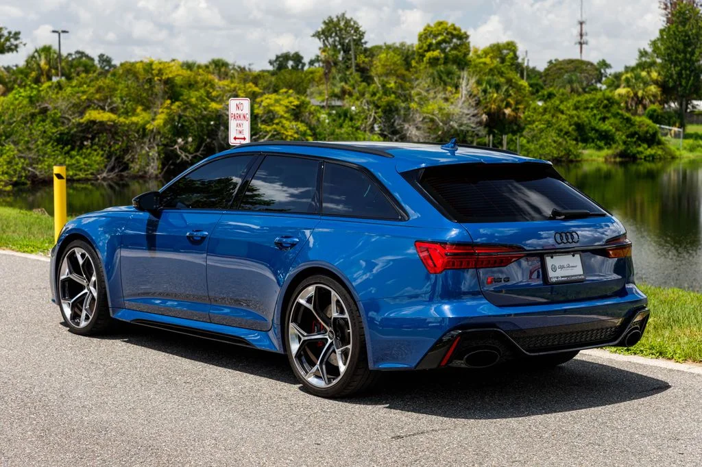 Used 2025 Blue Audi 4.0T image 5