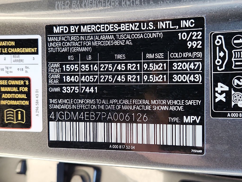 Used 2023 Selenite Gray Metallic Mercedes-Benz 580 image 27