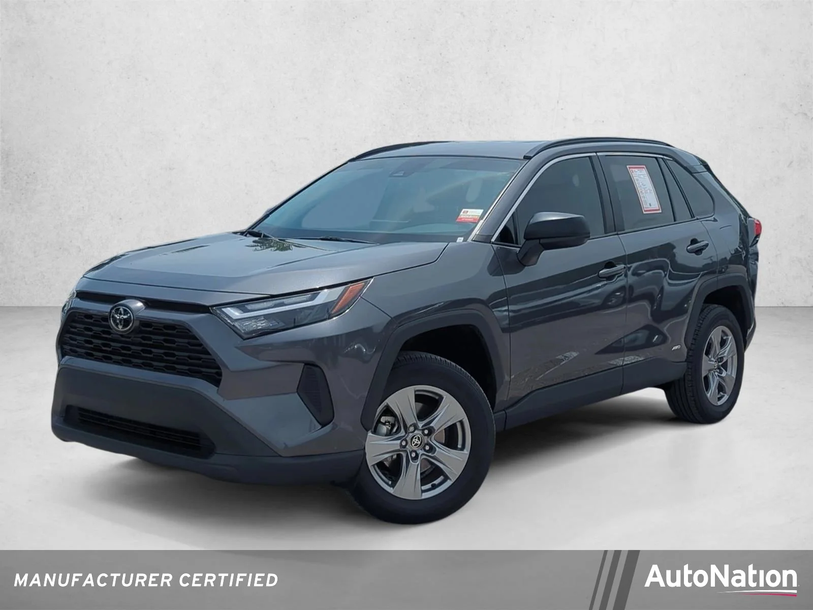 Used 2025 Magnetic Gray Metallic Toyota Hybrid LE image 1