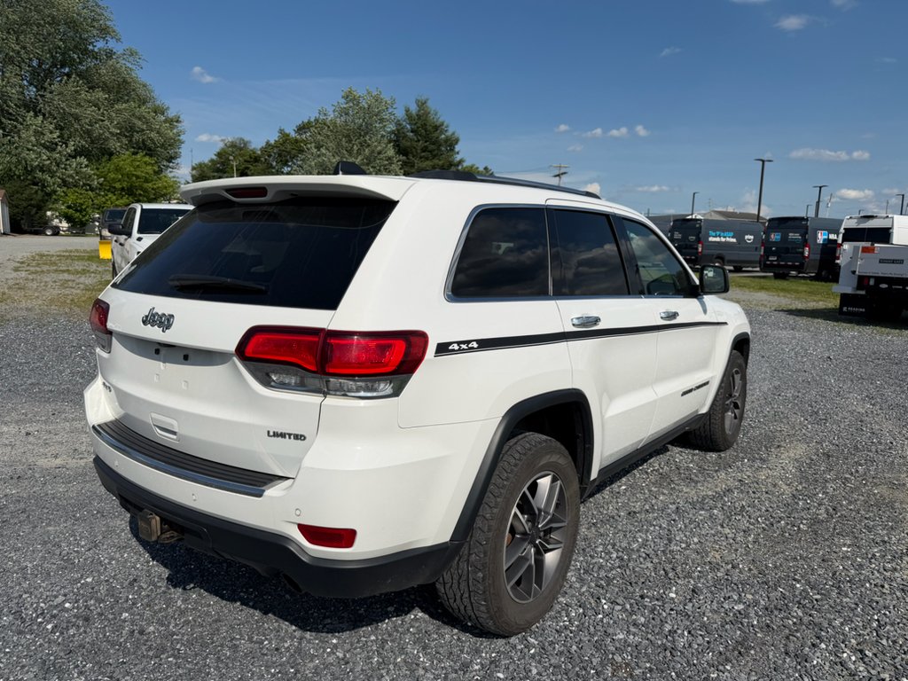 Used 2021 Bright White Clearcoat Jeep Limited image 3