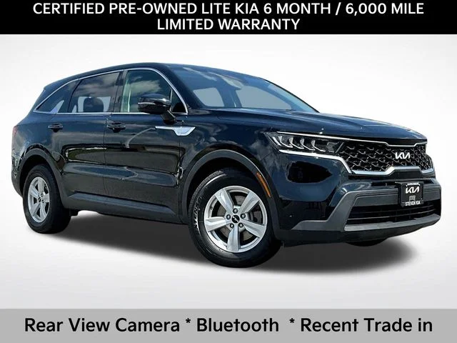 Certified Used 2022 Black Kia LX image 1