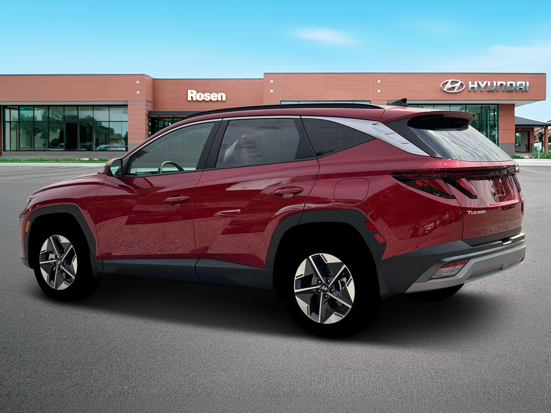 New 2026 Red Hyundai SEL AWD image 4