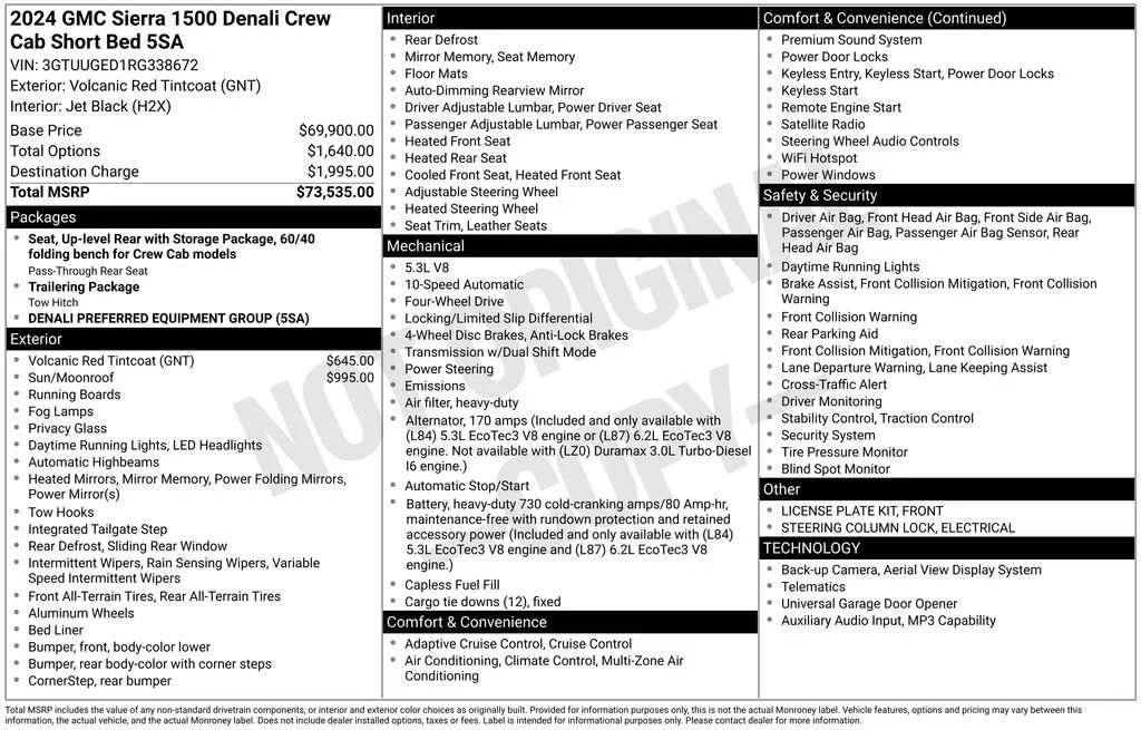 2024 GMC Sierra 4WD Crew Cab Short Box Denali's photo