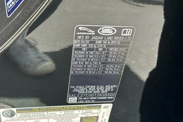 New 2026 Santorini Black Land Rover X-Dynamic SE image 27