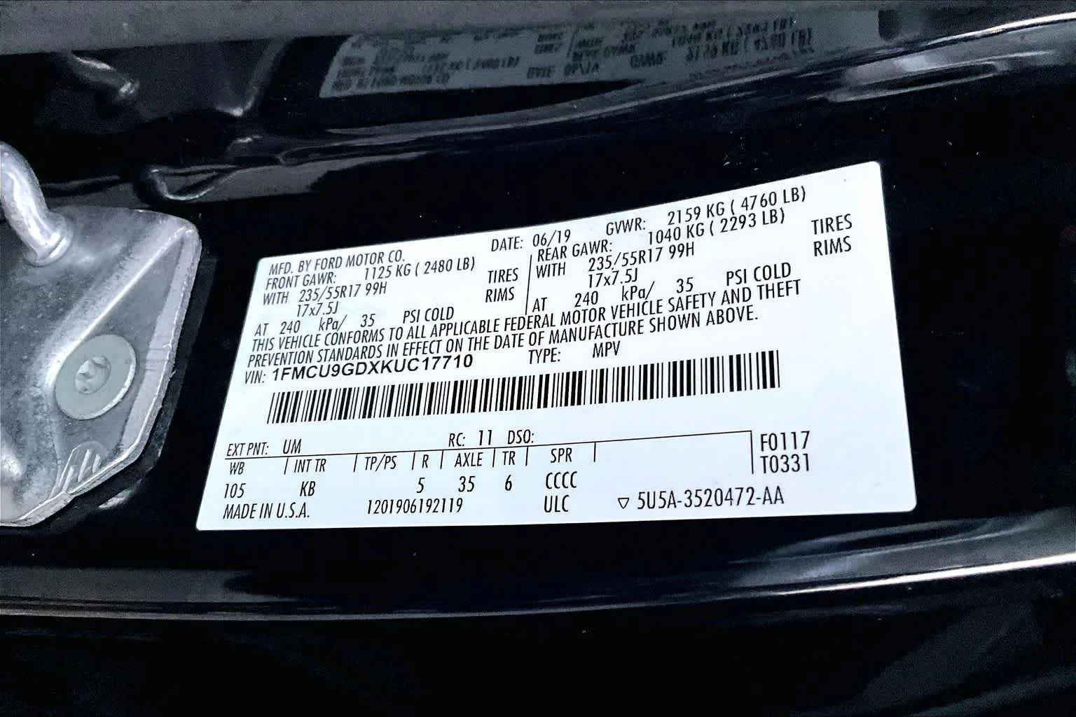 Used 2019 Agate Black Ford SE image 33