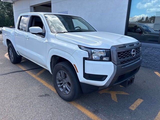 Certified Used 2025 Glacier White Nissan Crew Cab SV image 1