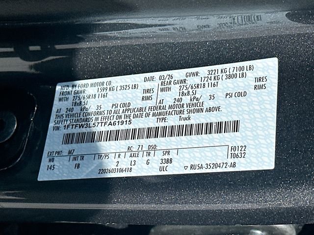 New 2026 Carbonized Gray Metallic Ford XLT image 64