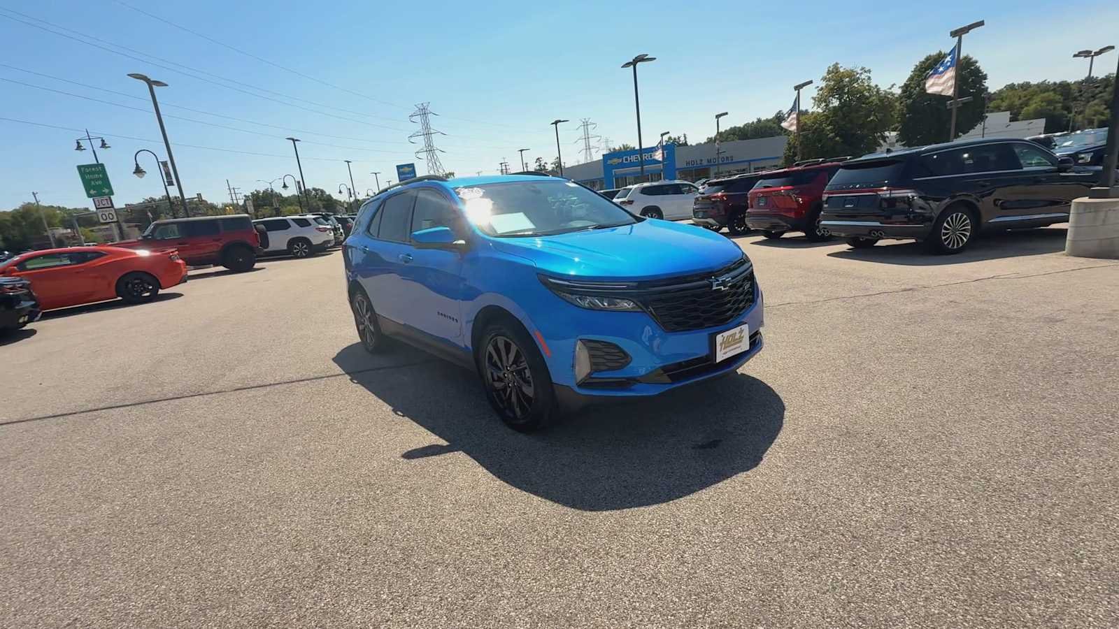 Certified Used 2024 Riptide Blue Metallic Chevrolet RS image 2