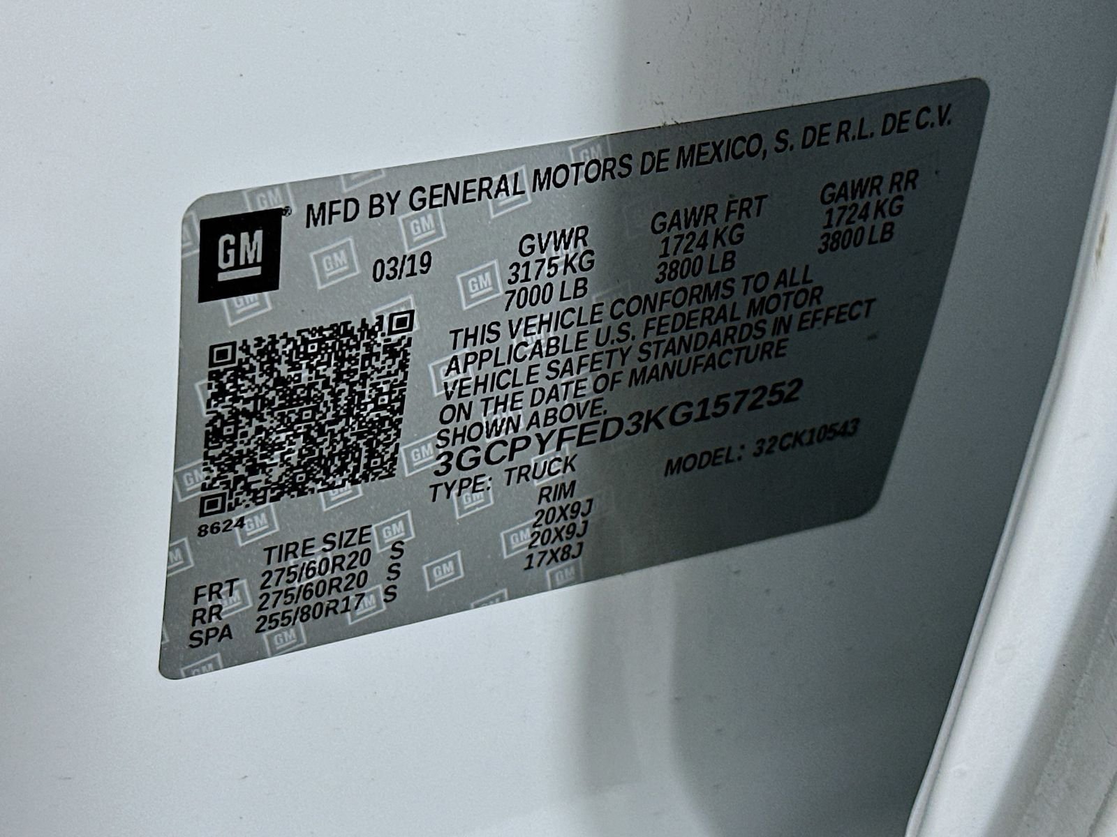 Used 2019 Summit White Chevrolet LT Trail Boss image 36