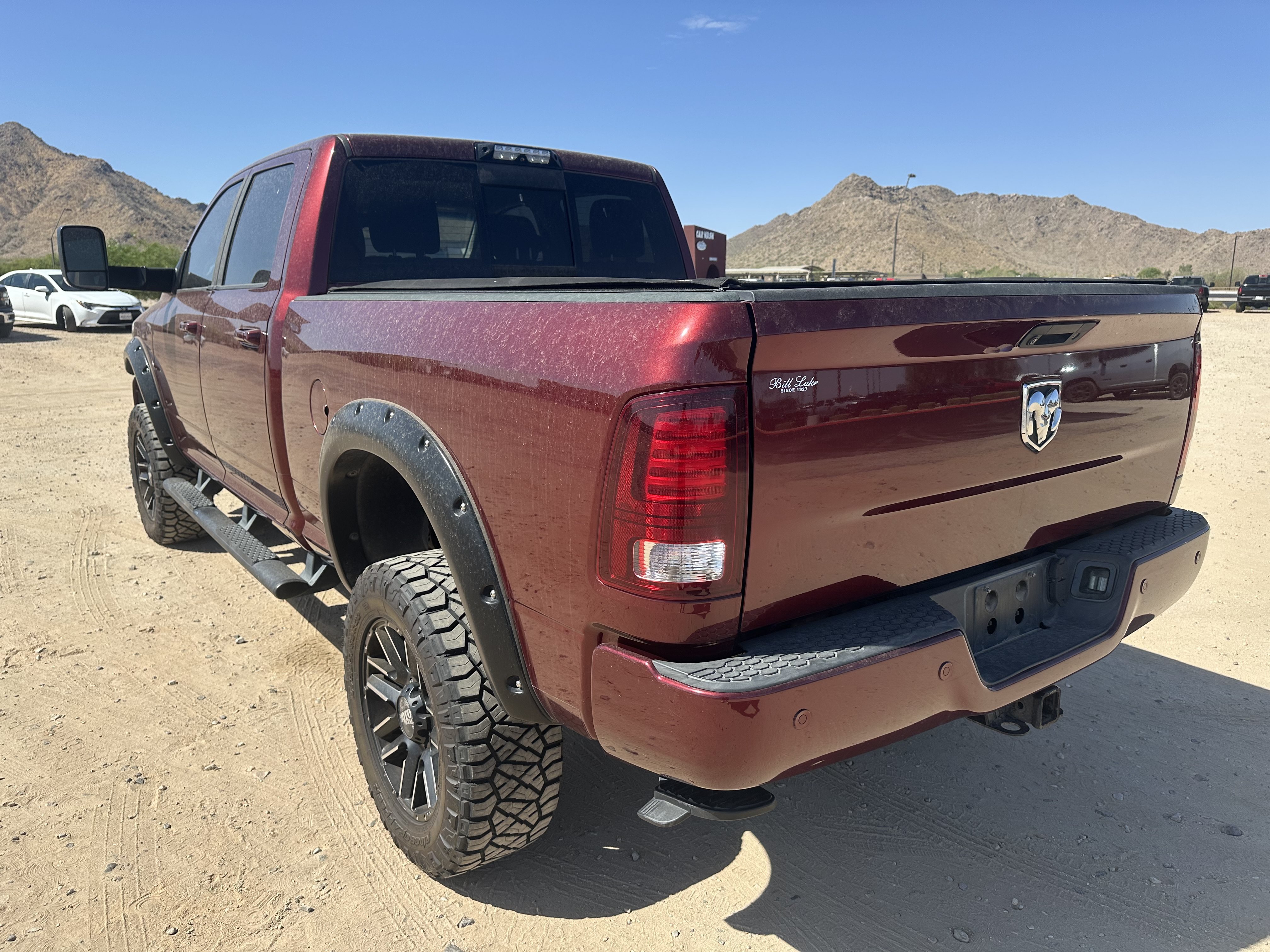 Used 2018 Delmonico Red Pearlcoat Ram Laramie image 3