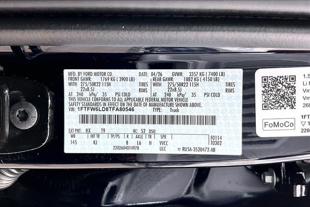 New 2026 Antimatter Blue Metallic Ford King Ranch image 13