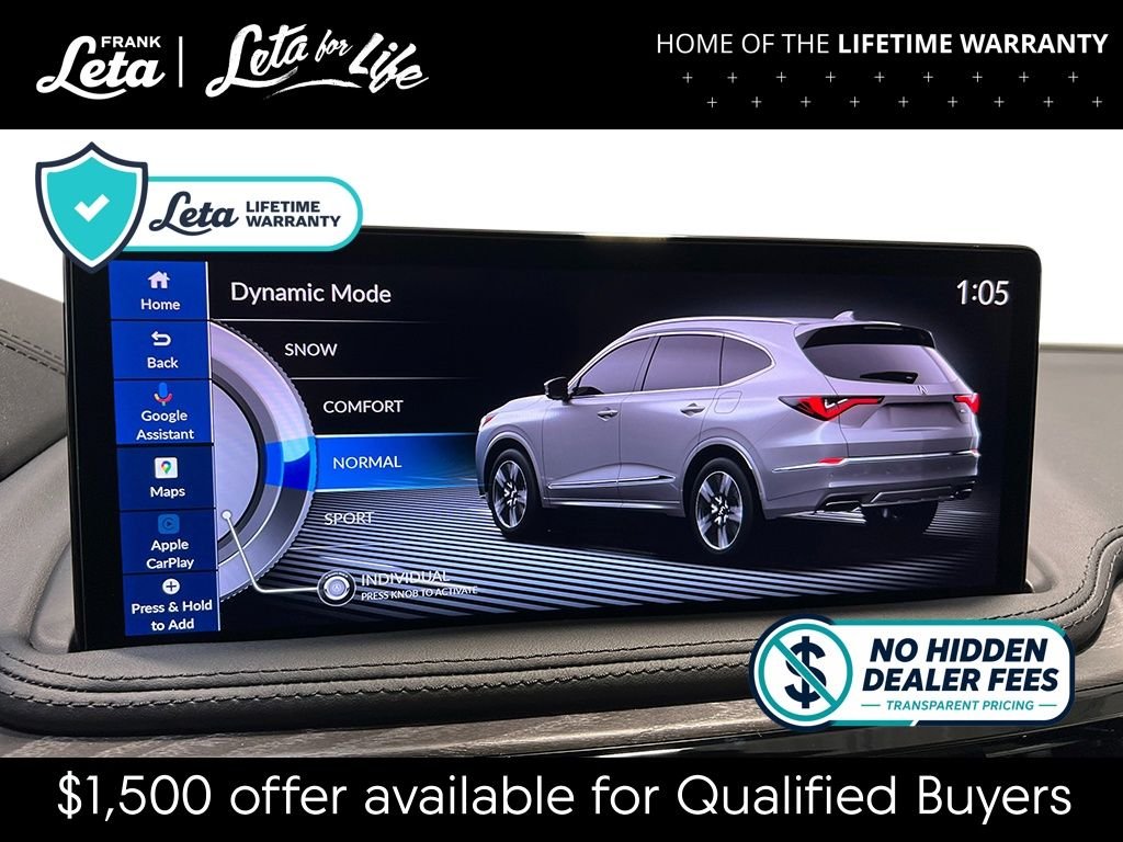 New 2026 Platinum White Pearl Acura w/Advance Package image 25