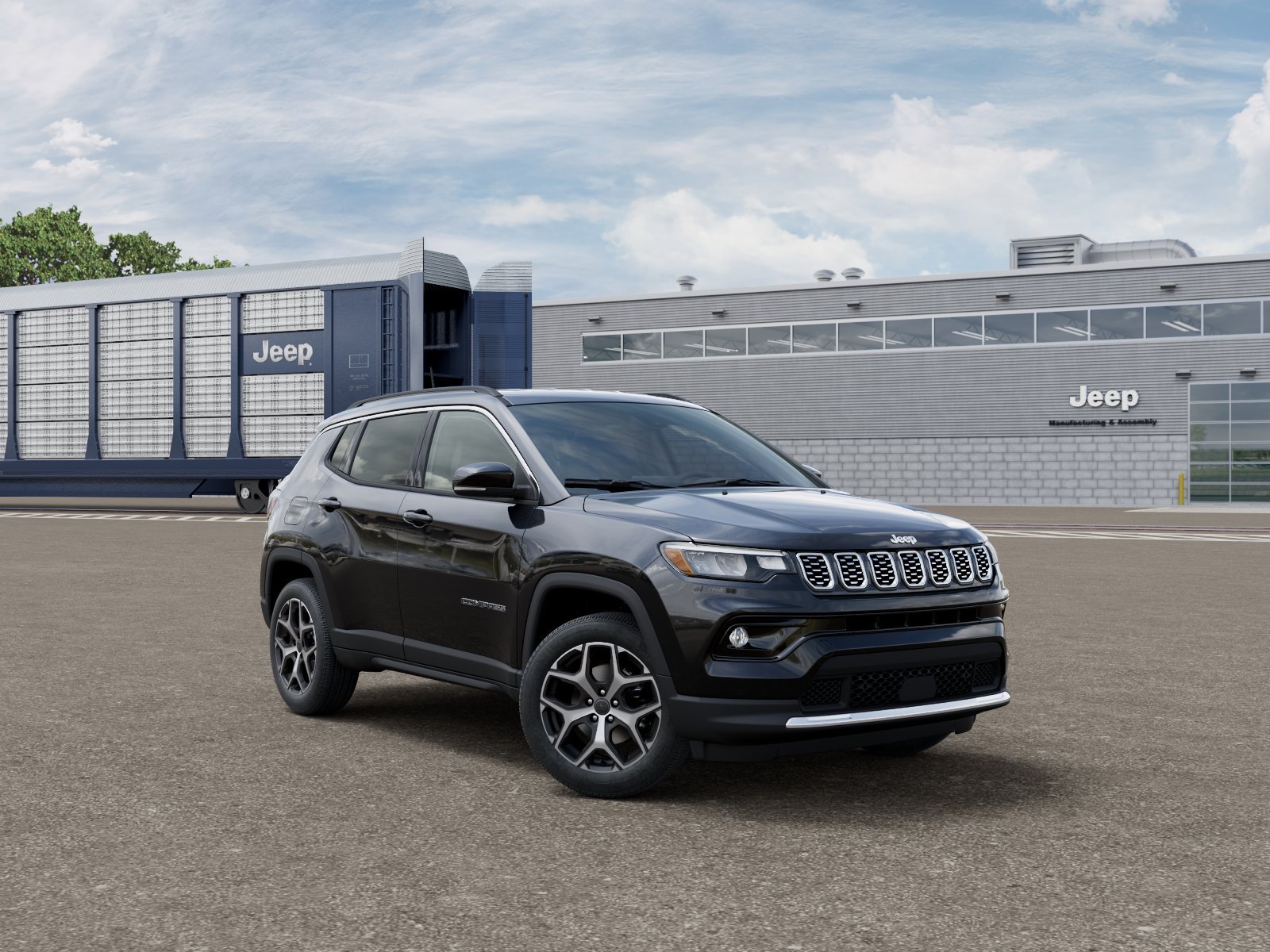 New 2026 Diamond Black Crystal Pearl-Coat Exterior Paint Jeep Limited image 31