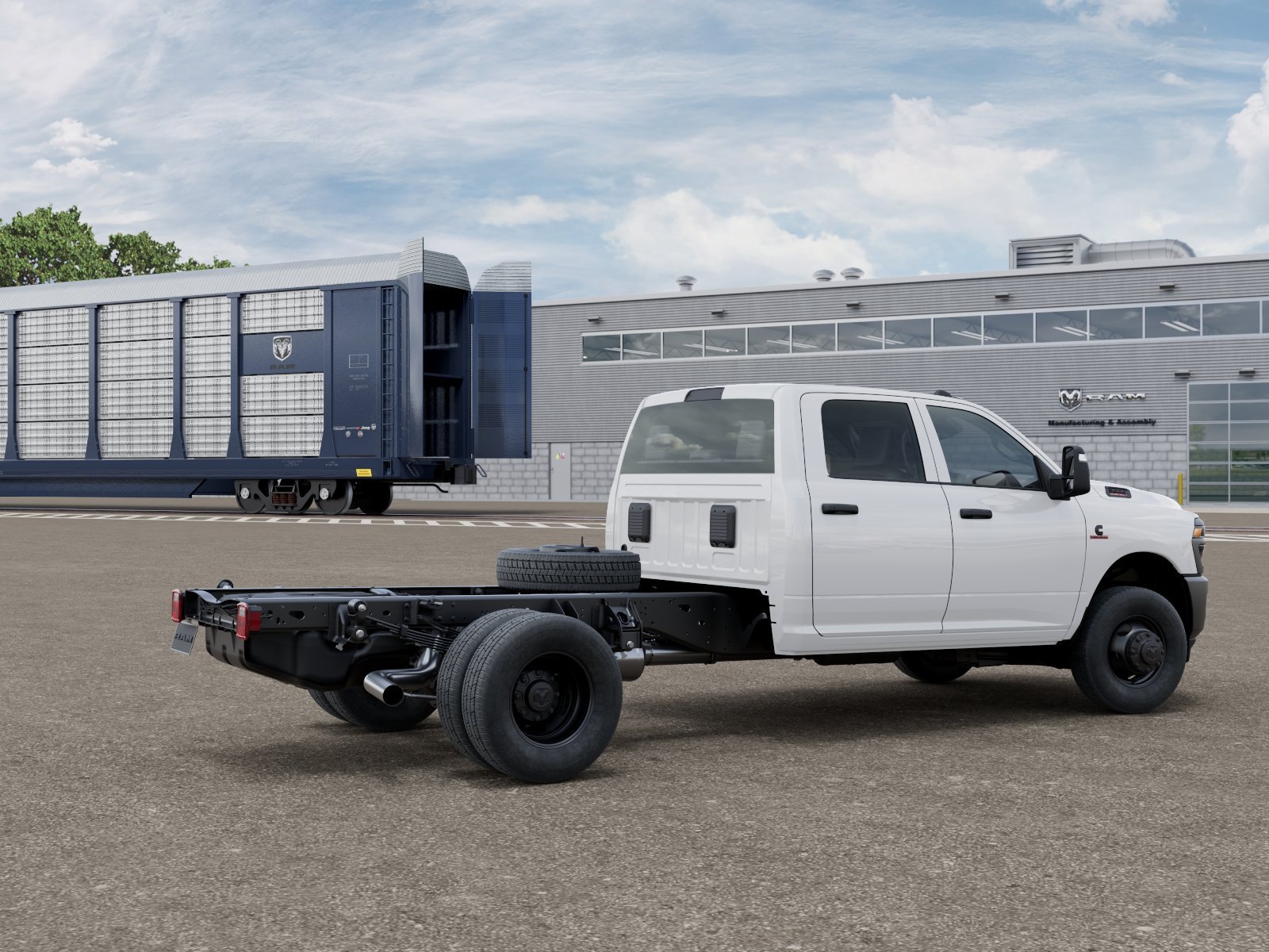 New 2027 Bright White Clear-Coat Paint RAM Tradesman image 3