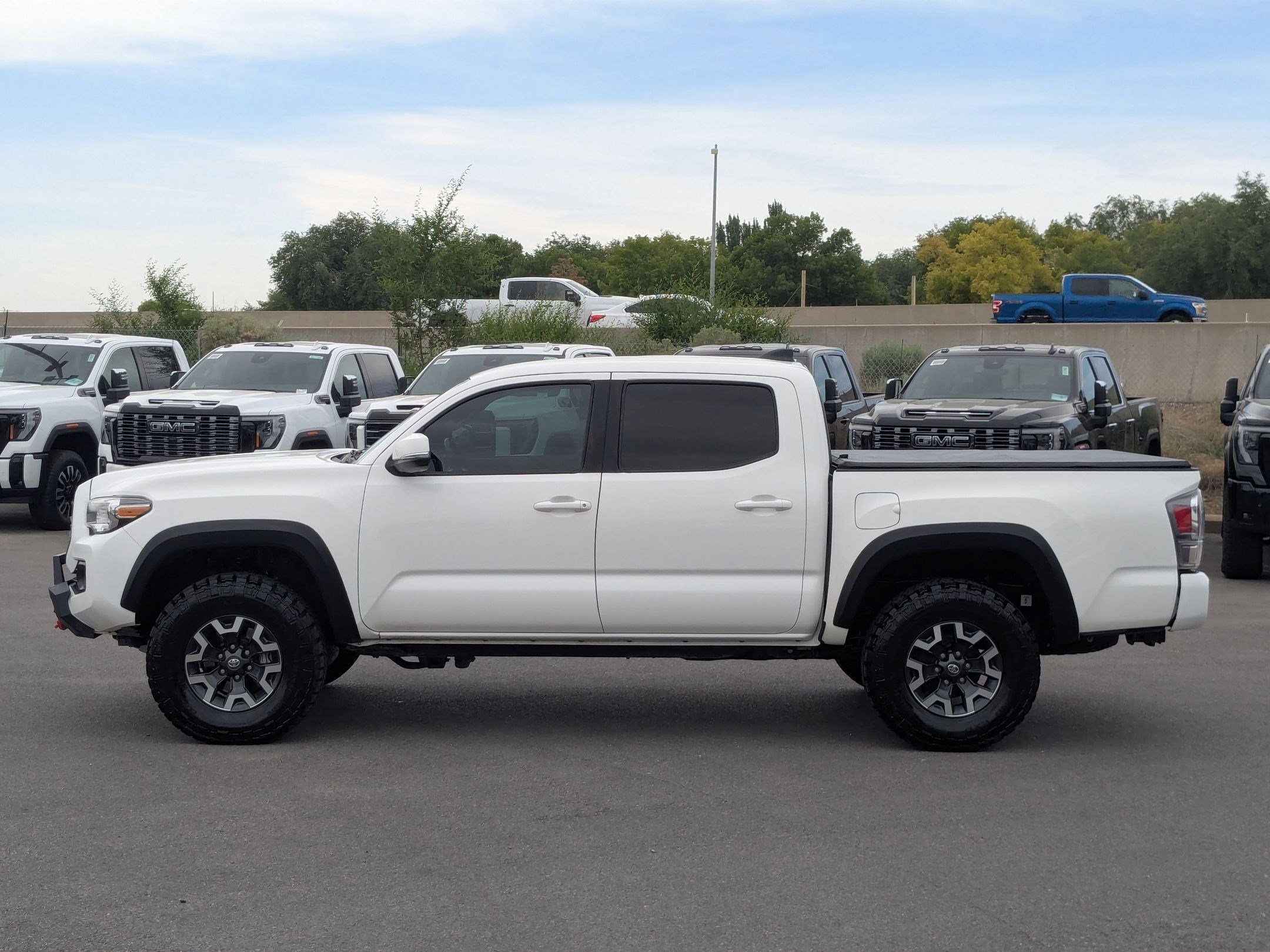 Used 2021 Super White Toyota TRD Off Road image 3