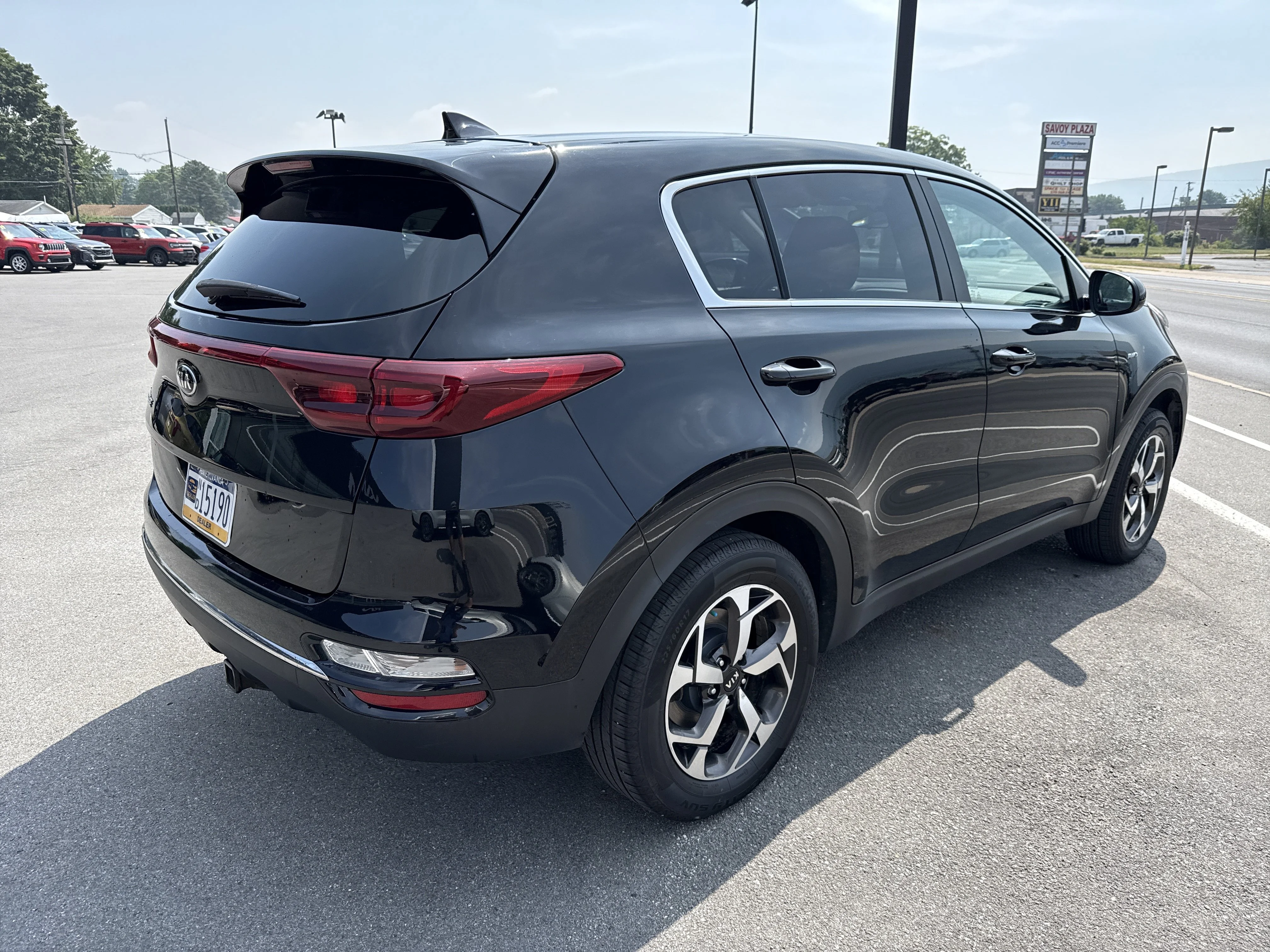 Used 2020 Black Cherry Pearl Kia LX image 3