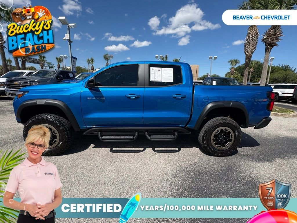 Used 2024 Glacier Blue Metallic Chevrolet ZR2 image 4